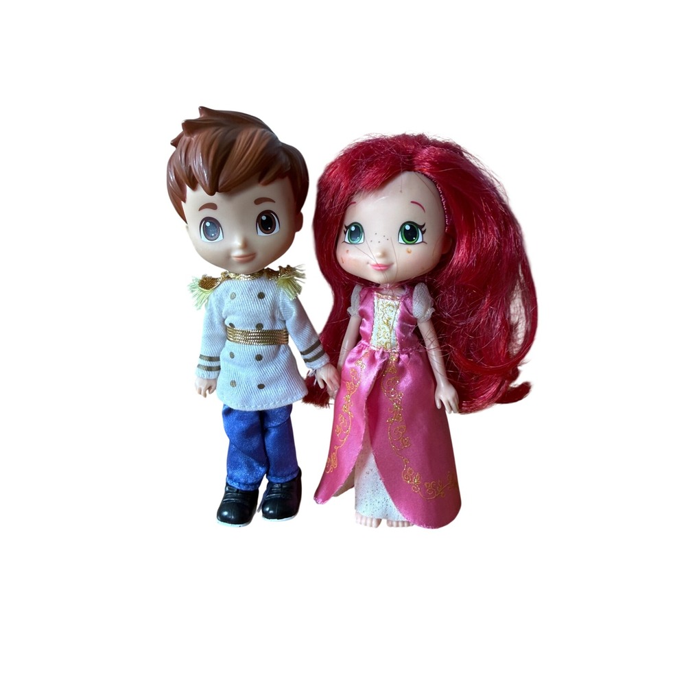 Vintage 2015 Strawberry Shortcake Doll & Prince Charming LOT 2 Dolls Toys R Us